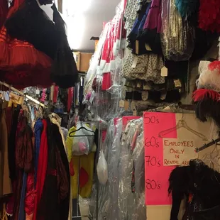 Rental costumes