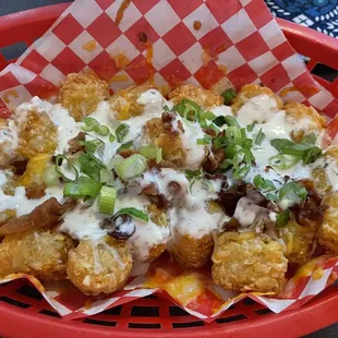 Loaded tater tots