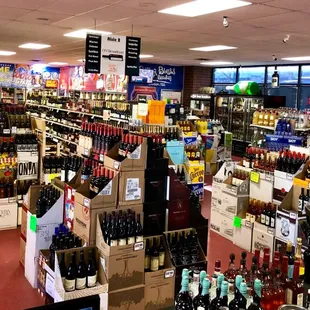 the inside of a store