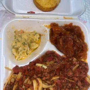 Southern Spaghetti Mac &amp; Cheese Candy Yams