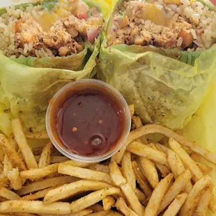 Pac Man&apos;s Seafood Burrito Special