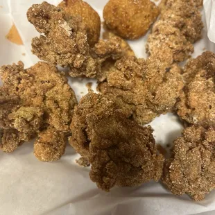 Looks like they tried to re cook the oysters