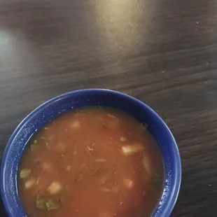 Soupy salsa