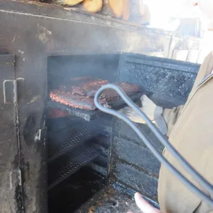 Pecan wood smoked meat :-)