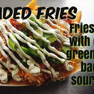 Loaded fries..don't forget to Mama Size!