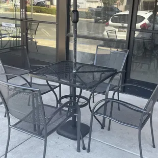 outside seating