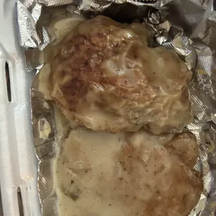 Smothered pork chops