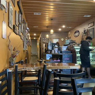 Covid spacing for now.