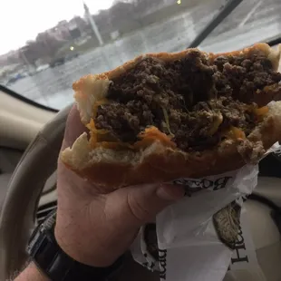 Double cheddar burger