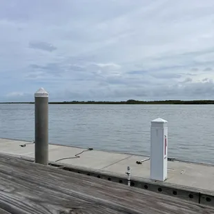 The dock over the water.