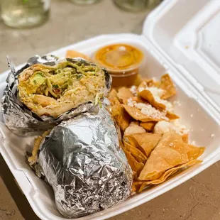 Grilled or Fried Shrimp Wrap Plate