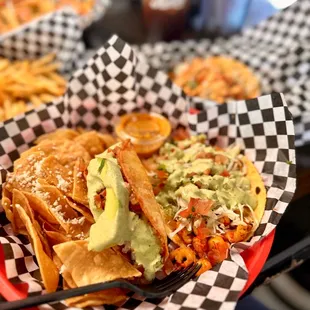 a basket of food