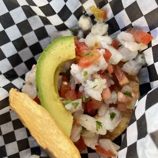 Fish Ceviche Tostadas