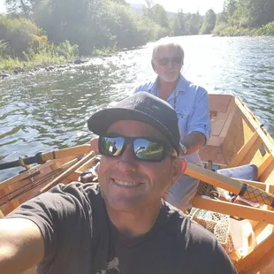 Fly fishing with friends and fanily is the best!