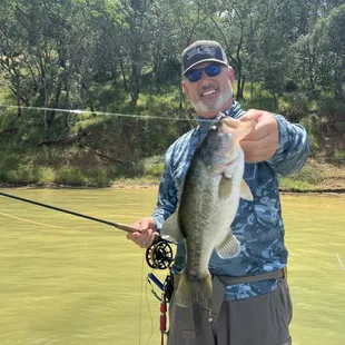 Great day with John Feaster on lake Berryessa.  This guy knows the lake and put us on 40 big fish.