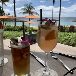 Mai tai and sangria
