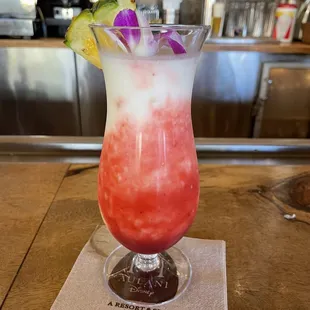 Lava Flow Cocktail