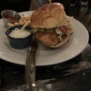 Crispy Icelandic Cod Sandwich