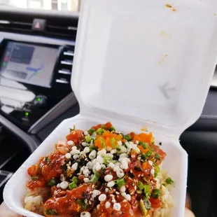 Kilauea fire w brown rice