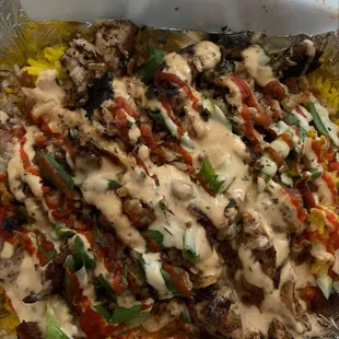 Blackened Chicken with rice