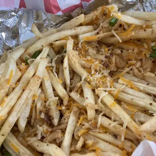 Blackened Chicken Fries with chicken on the side.