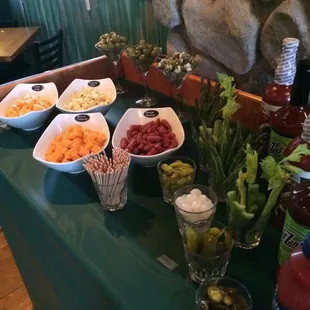 Bloody Mary Bar....