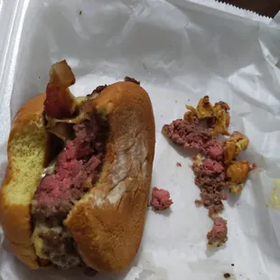 This is what a well done burger looks like I guess.