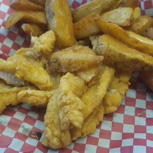 fish and chips, food, fish, seafood