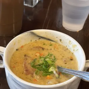 Corn and kielbasa chowder