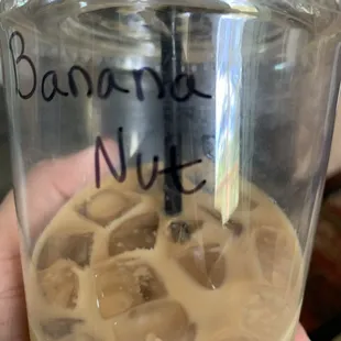 Banana Nut Iced Latte