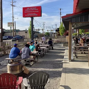 Outside patio