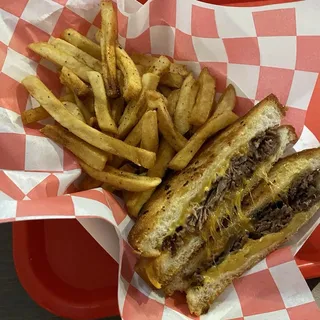 Brisket Grilled Cheese w/ Chips