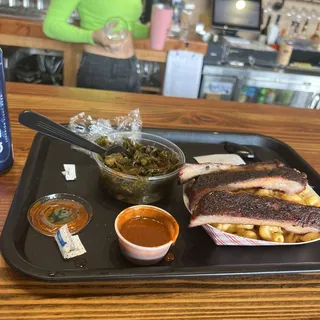 St Louis Ribs - 3 bones w/Mac