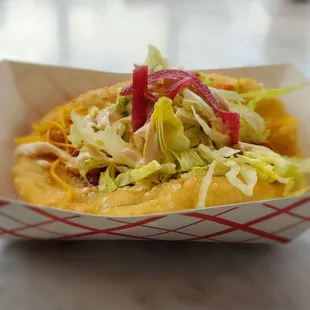 Veggie Chili Indian Taco