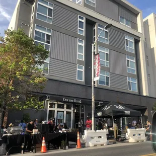 outside of a building