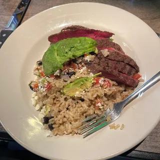 Steak and Avocado Bowl Lunch