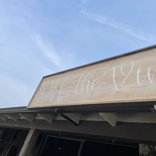 the front of the restaurant