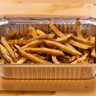 Crispy fresh cut fries!