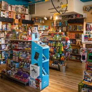 the inside of a toy store