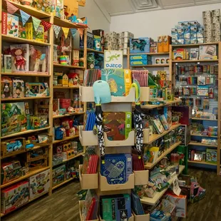 a toy store filled with toys
