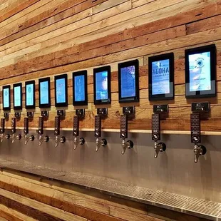 Be your own bartender with our unique, self-serve drink wall