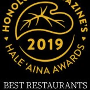 We&apos;re a 2019 Hale &apos;Aina Award Winner!