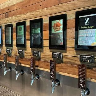 Place your card in the slot and pull the tab for your drink.
