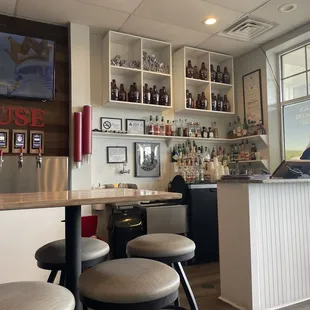 High tops + self-serve taps
