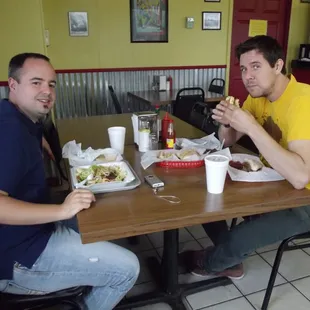 Hey looked who stopped by! Aaron Lane and Jo Bo from Planet Radio 105.1.