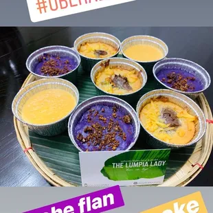 My mini #cassube #lecheflan #ubehalaya