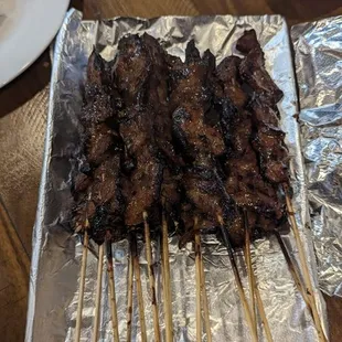 BBQ Pork Skewers