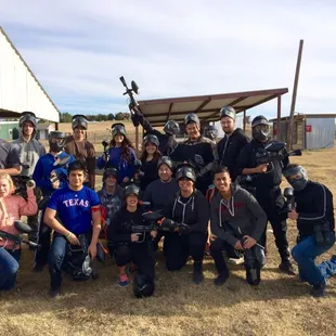 First time paintballing with the crew!