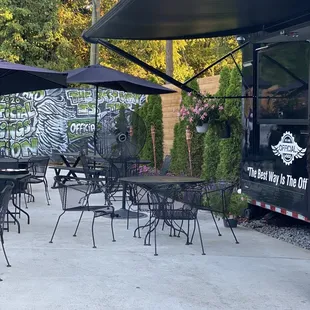 Outside seating area