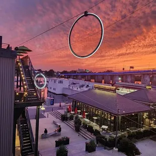 2nd floor sunset view!